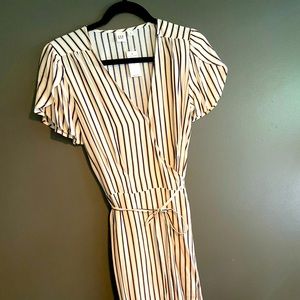 Flutter Sleeve Wrap Dress- Brand New!